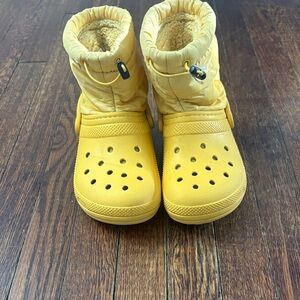 Yellow Croc Boots